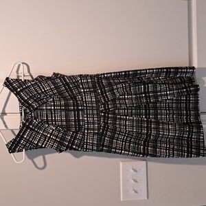 BCX Black and White Dress